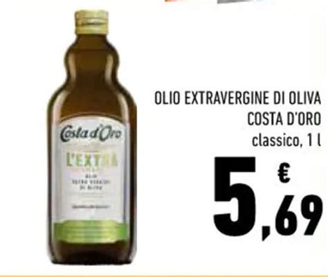 OLIO EXTRAVERGINE DI OLIVA COSTA D ORO Classico 1 OLIO EXTRAVERGINE DI