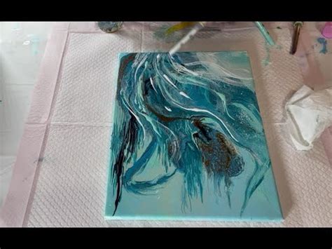 Stretch Splash And Swipe Fluid Art Acrylic Pour YouTube