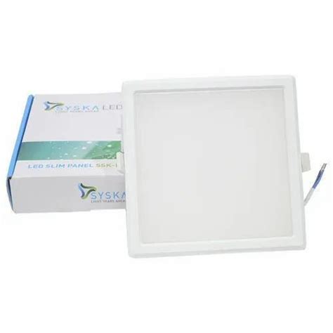 Syska LED Slim Panel Light 24W Model Name Number SSK PA3030E At Rs