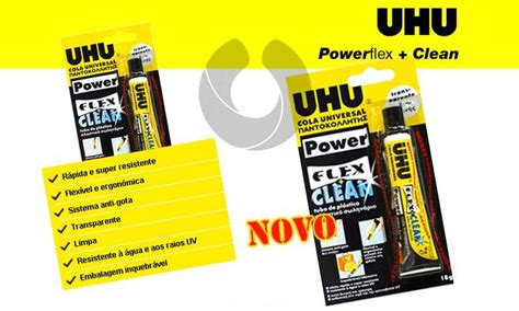 Cola UHU Power Flex Clean 48495 18g Transparente Ref 73624