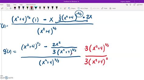 Chain Rule With Product And Quotient Rule YouTube