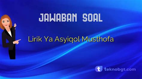 Lirik Ya Asyiqol Musthofa