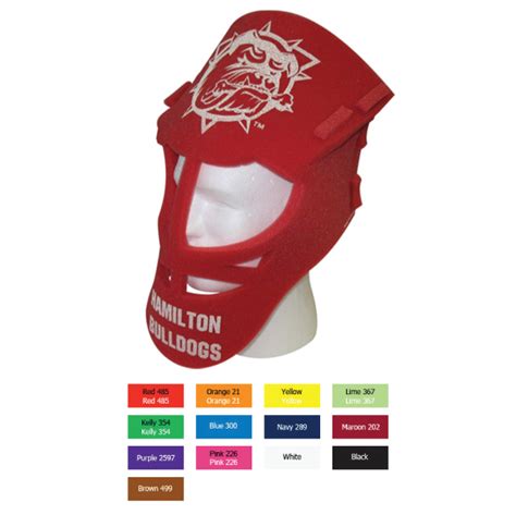 Promo Hockey Goalie Mask Style Foam Hat