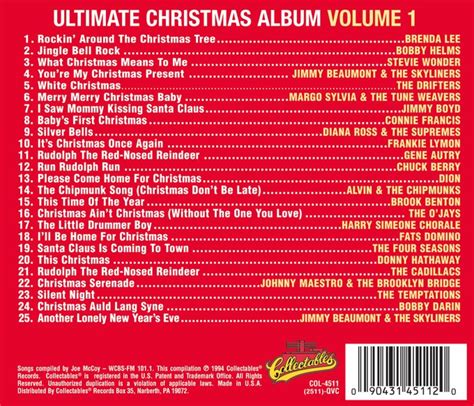 Ultimate Christmas Album Volume Cd Collectables Records