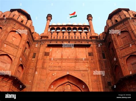 Red Fort Delhi India This Is Called Lahore Gate A Unesco World