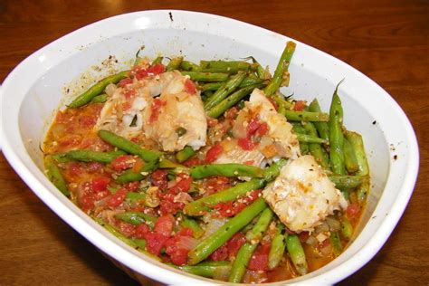 Baked Ocean Perch With Green Beans Recipe Available Here Flickr