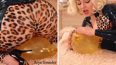 Sexy Big Ass Fetish Kinky MILF Arya Grander Teasing In Latex ARYA
