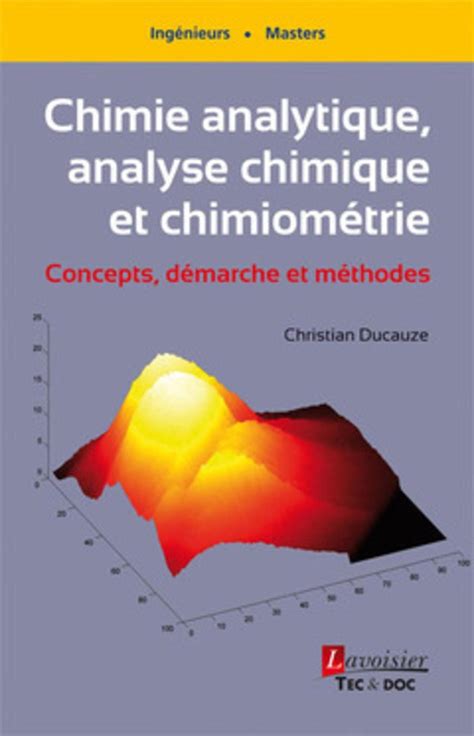 Chimie Analytique Analyse Chimique Et Chimiom Trie Concepts