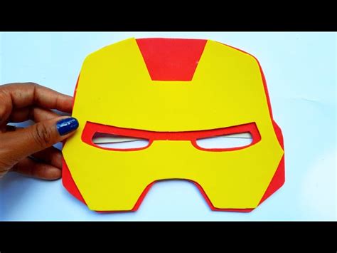 Desenho De Mascara Do Homem De Ferro