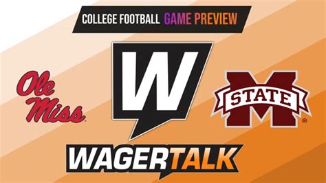 Mississippi State Vs Ole Miss Picks Predictions And Odds Egg Bowl