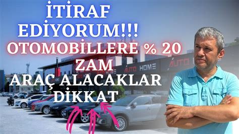 SIFIR ARAÇLARA ZAM GELECEKMİ BU FIRSATLAR KAÇMAZ İKİNCİ EL