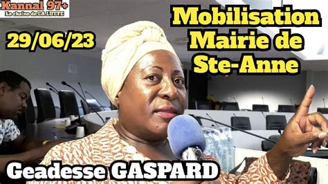 Mme Geadesse Gaspard En Mobilisation Nocturne Avec Le Lcdm La Mairie