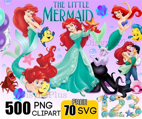 Little Mermaid Clipart Borders