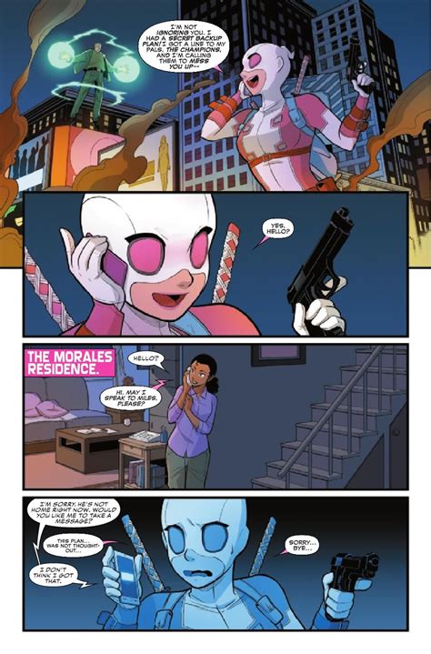 Preview Gwenpool 9 Story Christopher Hastings Art Gurihiru Cover David Lopez Publisher