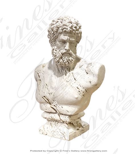 Marble Statues Italian Marble Hercules Bust MBT 462 Fine S