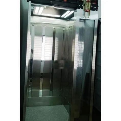 Stainless Steel Geared Ss Residential Elevator Max Persons Capacity 6