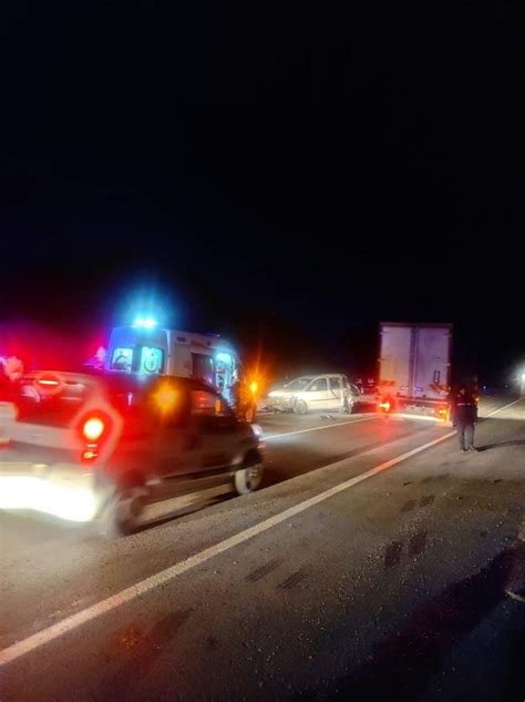 Burdurda trafik kazası 1 ölü 7 yaralı