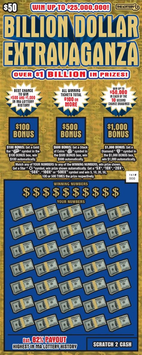 Mass Lottery Unveils New 50 Scratch Ticket WPRI