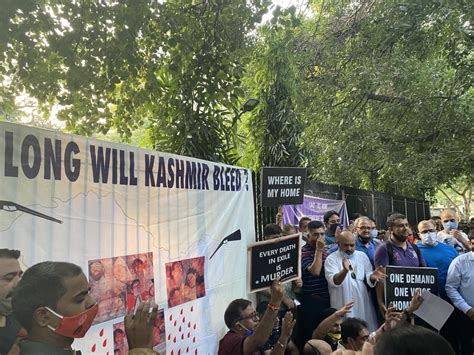 Kashmiri Pandits Hold Protests In Delhi Demand Probe Over Targeted