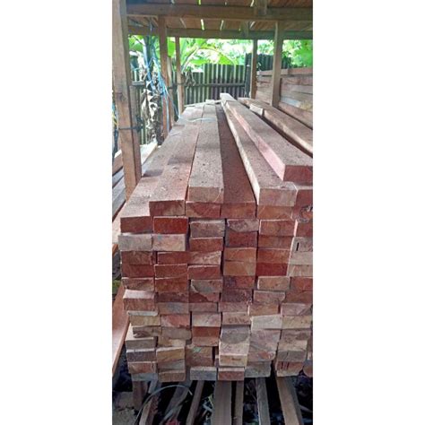 Jual BALOK 6X12 KAYU MERANTI CAMPUR PANJANG 4M Indonesia Shopee Indonesia