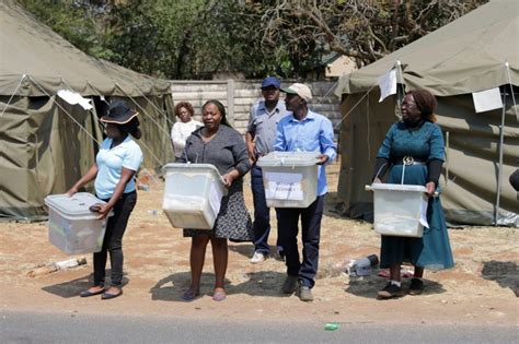 Zimbabwe Election Results Start To Trickle In After Delays Activist