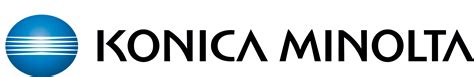 konica minolta logo horizontal Tipografia AJ Gráfica Impressão