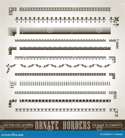 Ornate Borders Cartoon Vector 25582017
