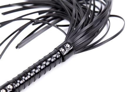 Bdsm Pu Leather Whip Flogger Ass Spanking Bondage Slave Sm Restraints In Adult Games For Couples