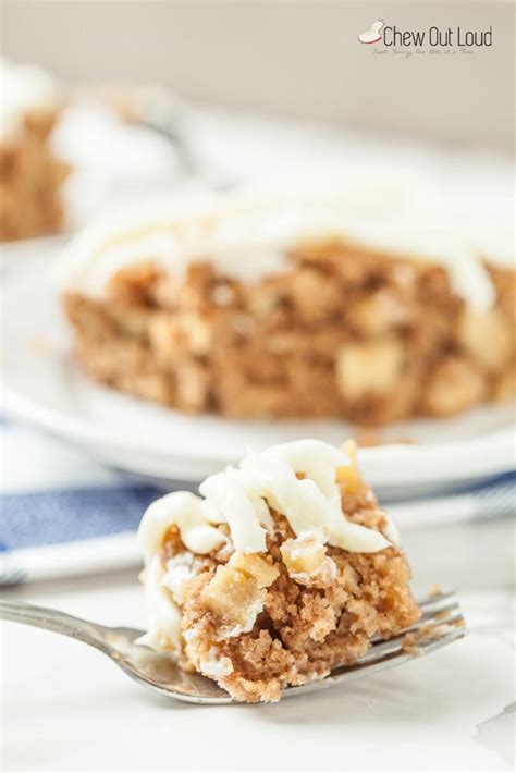 Easy One Bowl Apple Cake Recipe Chew Out Loud