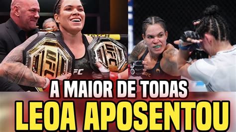 APOSENTOU AMANDA NUNES VENCE IRENE ALDANA E SE APOSENTA DO MMA UFC