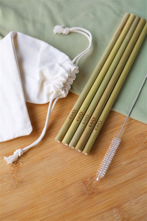 Eay Bamboo Straw Set