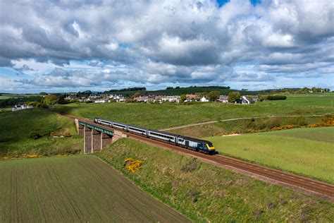 Class 43 Hst Of Scot Between Newtonhill And Stonehaven