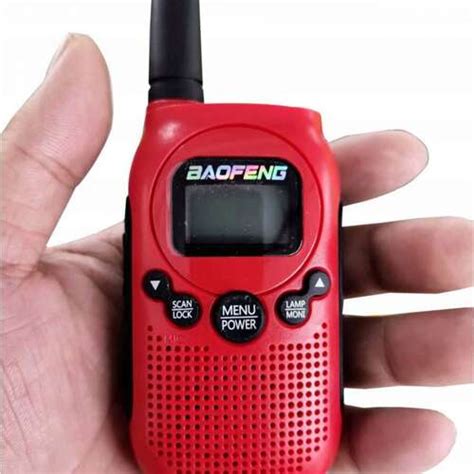 Krótkofalówka Walkie talkie Baofeng BF T6 Panda Red PMR Czerwony