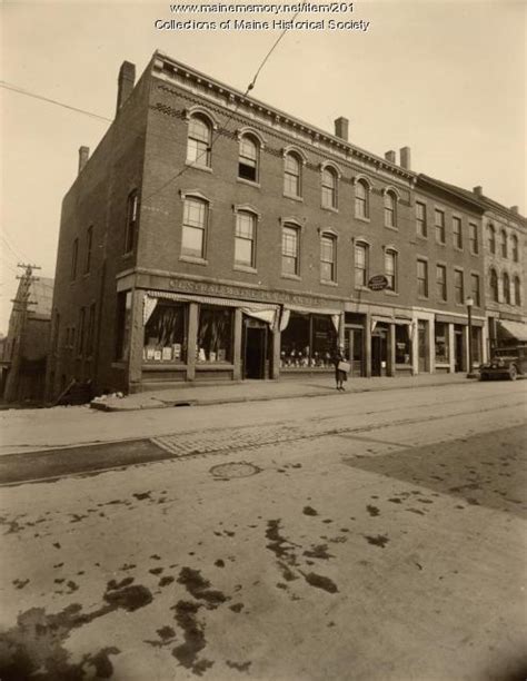 Item 201 Cmp Storefront Rockland 1930 Vintage Maine Images