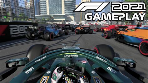 F1 2021 Gameplay Sebastian Vettel In Aston Martin At Baku 5 Lap