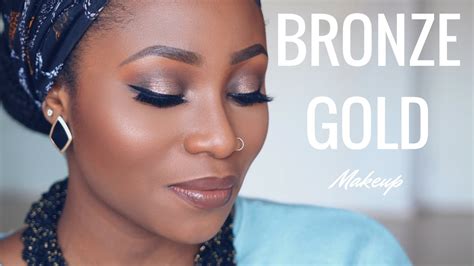 Bronze Gold Makeup Tutorial Thatigbochick Youtube