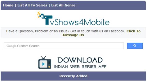 Tvshows4mobile - Download New [MobileTvShows] Series Free