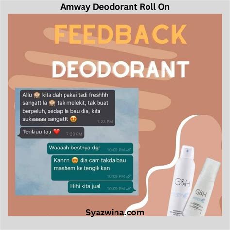 G&H PROTECT+ Amway Deodorant Spray dan Roll On