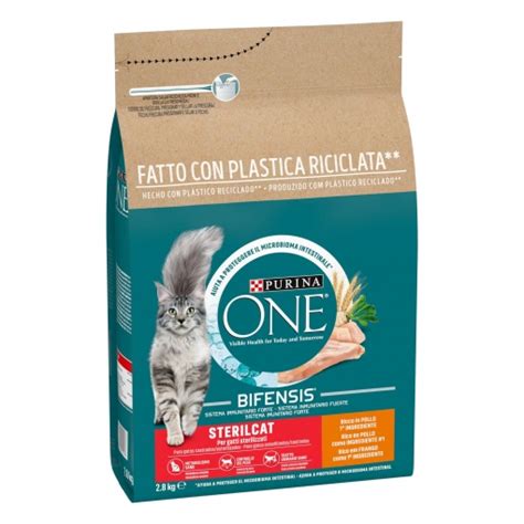 Pienso De Pollo Y Trigo Para Gatos Esterilizados Purina One 2 8 Kg