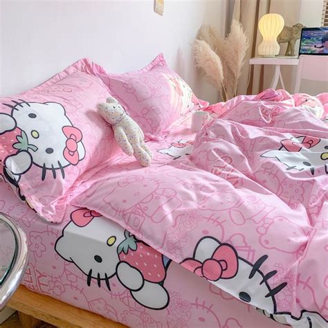 Bộ chăn ga gối Cotton Poly EmmiBedding phong cách Hàn Quốc Drap giường cotton hot trend không