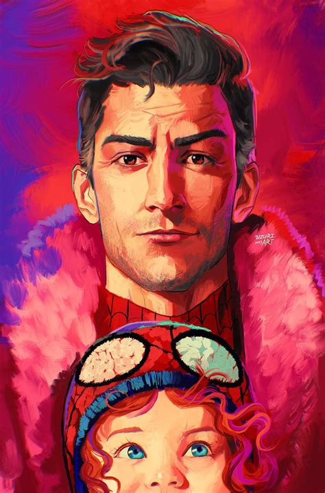 ‘spider Man Across The Spider Verse’ Portraits By Uzuri Art [1350x2048] R Intothespiderverse