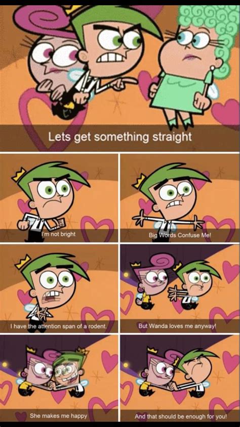 Cosmo and Wanda | Funny relationship, Relationship goals meme ...