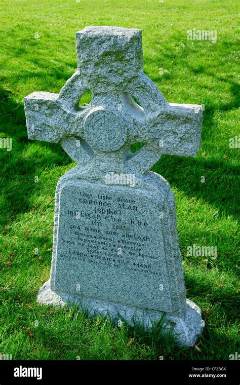 The Grave Of Comedian And Entertainer Spike Milligan Who Died In 2002