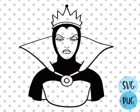 Evil Queen Svg Evil Queens Svg Villains Svg - Etsy