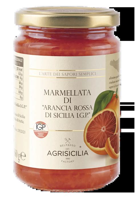 Marmellata Di Arancia Rossa Di Sicilia I G P Agrisicilia