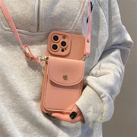 C Zdan Deri Crossbody Boyun Band Kordon Telefon K L F I In Iphone