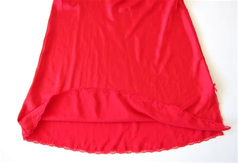 Victorias Secret Red Satin Lace T Back Sexy Lingerie… Gem