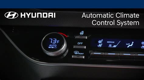 Automatic Climate Control System SONATA And ELANTRA Hyundai