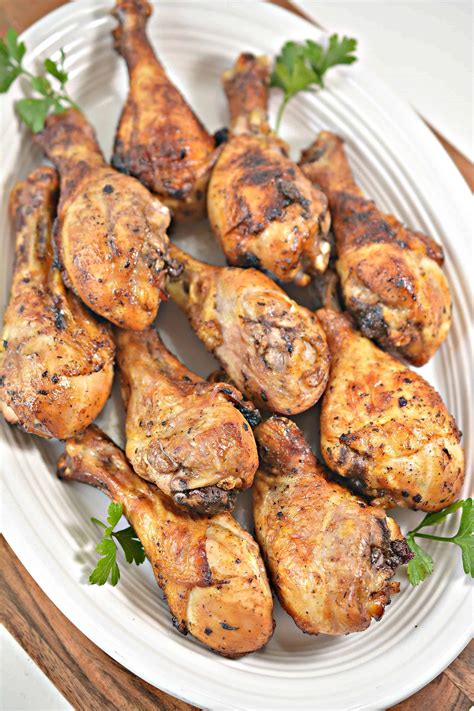 Brown Sugar Glazed Chicken Drumsticks Sweet Pea S Kitchen