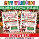 School PTO PTA Holiday Gift Wrapping Fundraiser Flyer Christmas